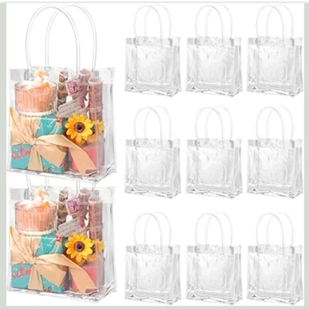 Clear Party Favor Bags Set